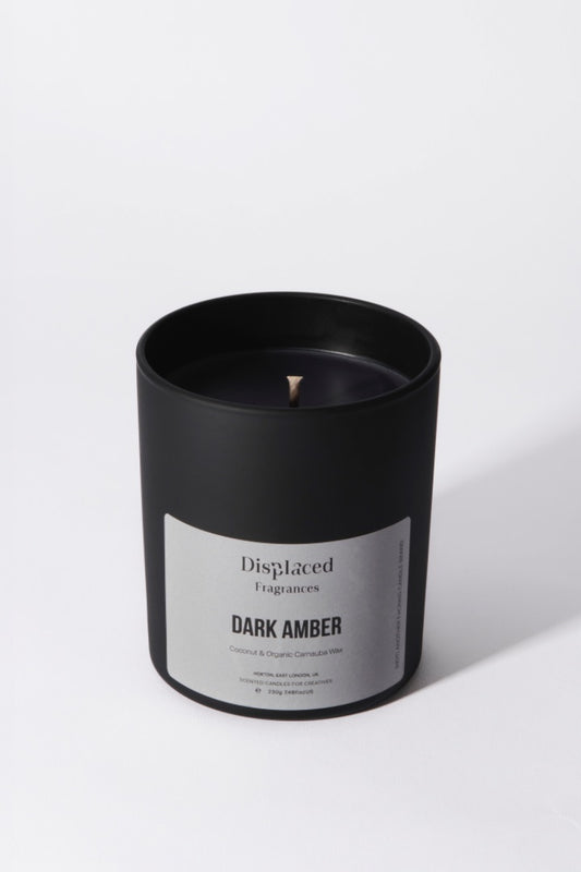 Dark Amber Black - Organic Scented Candle