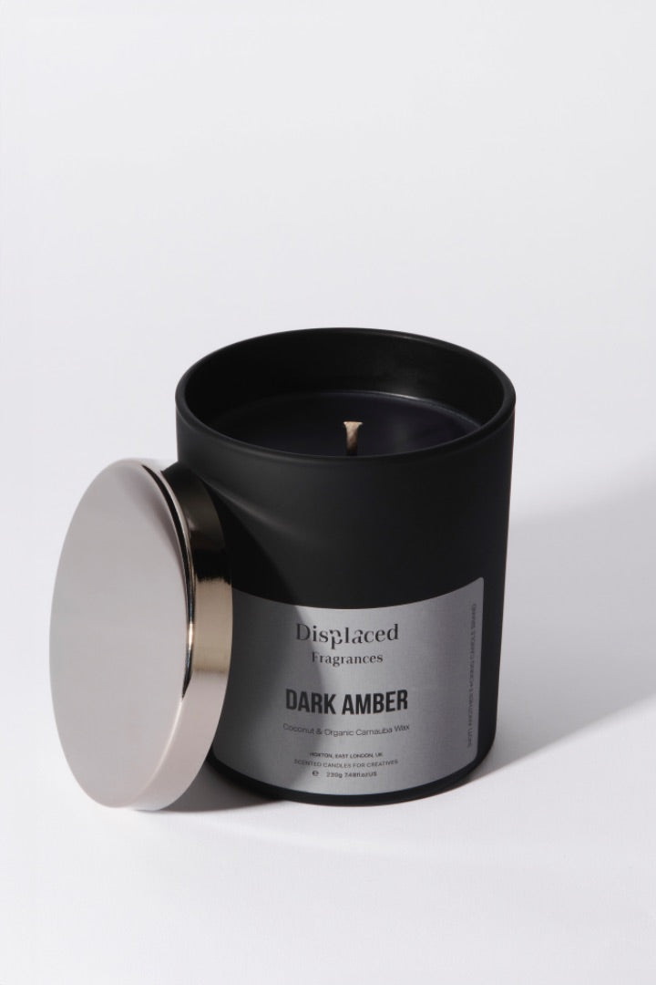 Dark Amber Black - Organic Scented Candle